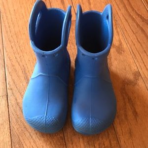 Crocs blue rainboots